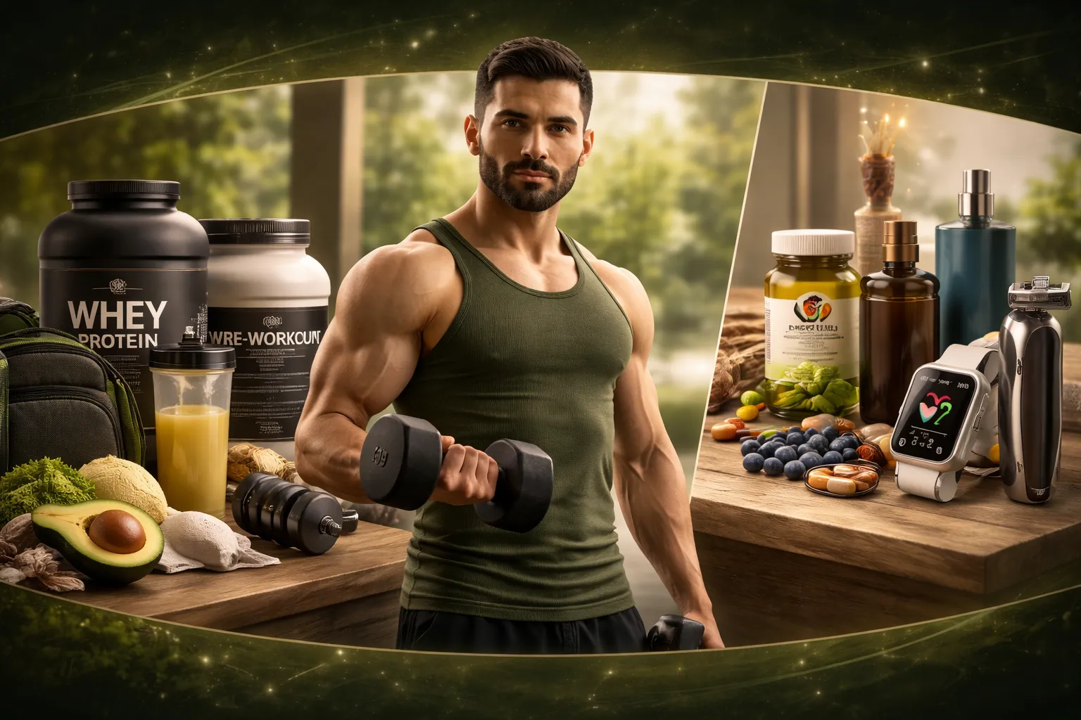 Men's strength and performance products