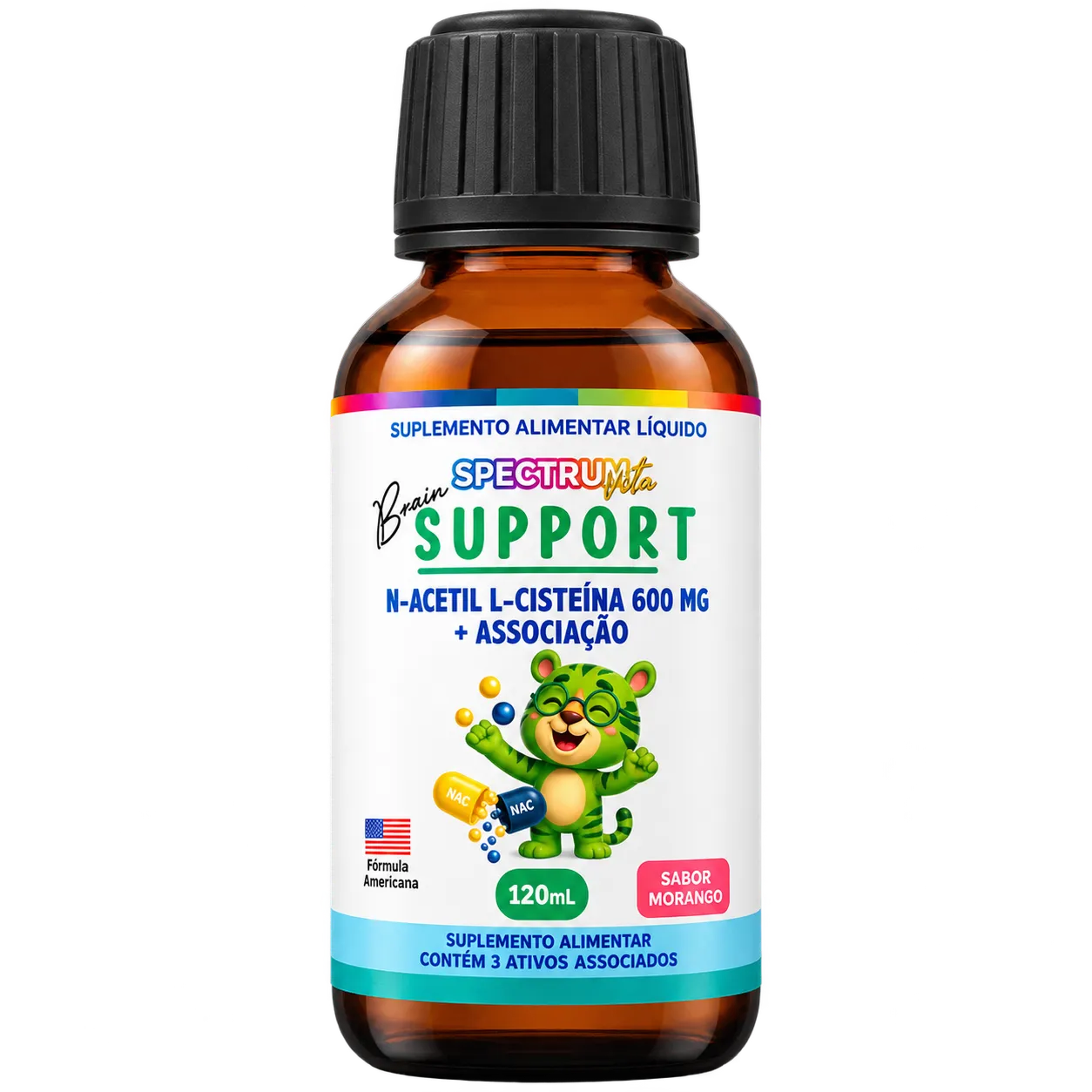 Spectrum Brain Support liquid drops bottle